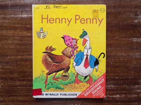 Henny Penny 1966 Start Right Elf Book | Etsy | Childrens stories, Henny ...