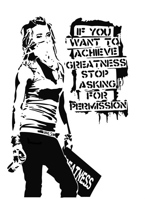 Pin by Julie cid on o | Banksy quotes, Banksy, Stencil graffiti