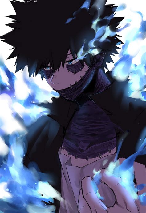 DABI FAN-ART, all for one, boku no hero, dabi, deku, liga de villanos ...