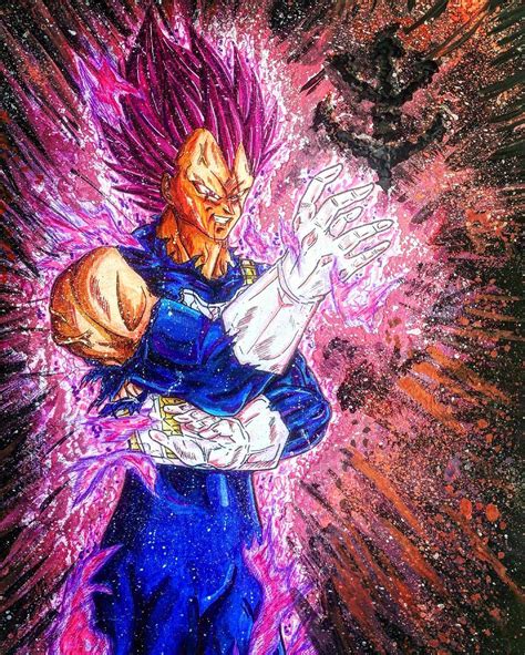 Vegeta Ultra Ego drawing | DragonBallZ Amino