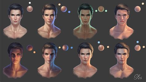 ArtStation - Lighting References for Face, Crystal Rain in 2020 ...