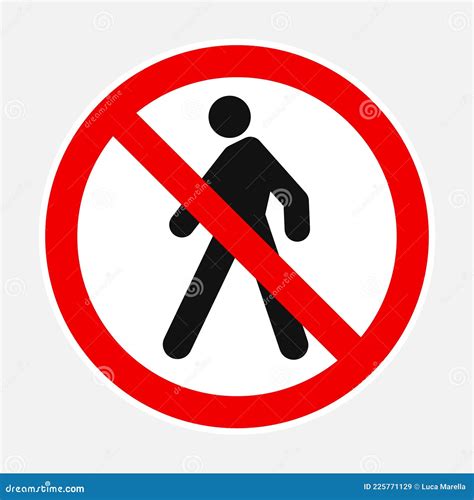 No Entry, Authorised Personnel Only Vector Illustration | CartoonDealer ...