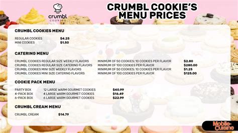 Crumbl Cookies Menu Prices + Loyalty Program (2024)