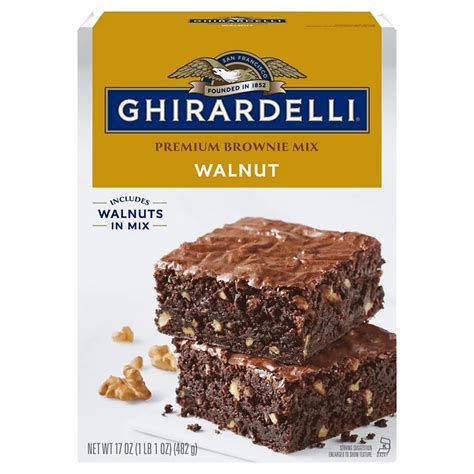 Ghirardelli Chocolate Walnut Brownie Mix - Shop Baking Ingredients at H-E-B