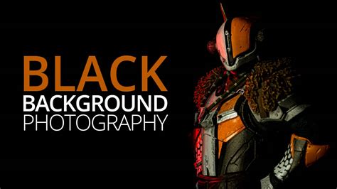 Black background product photography Tutorial - No backdrop needed