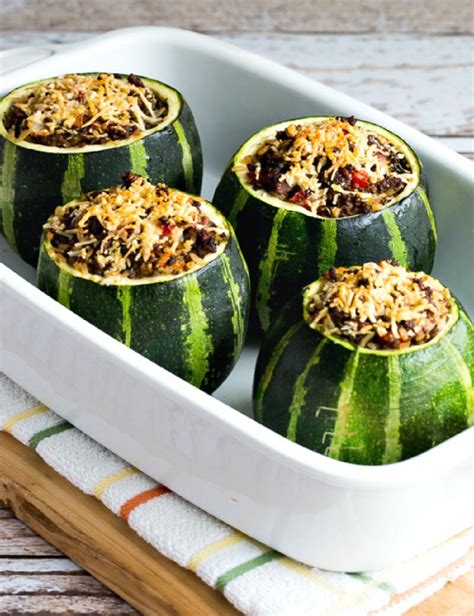 Stuffed Zucchini Recipe with Ground Beef – Kalyn's Kitchen