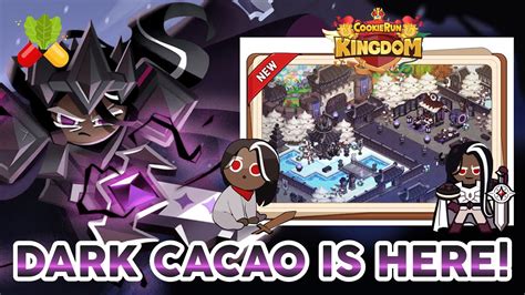 Dark Cacao Cookie | Cookie Run Kingdom 쿠키런 킹덤 - YouTube