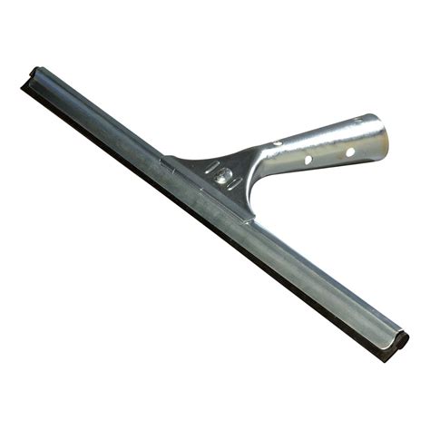 Carlisle 4007100 16" Hand Held Window Squeegee - Black Rubber, Zinc ...