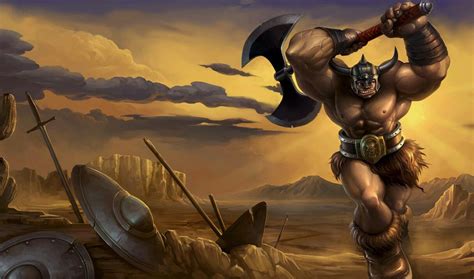 Barbarian Sion | League of legends, Barbarian, Fantasy online