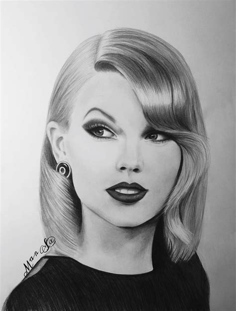 Taylor Swift Drawings In Pencil Easy 2022