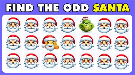 Find the ODD One Out - Christmas Edition 🎄🎅⛄️ | Easy, Medium, Hard ...