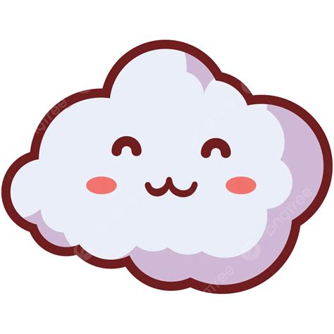 Nube Feliz Vector PNG , Contento, Nube, Nubes PNG y Vector para ...