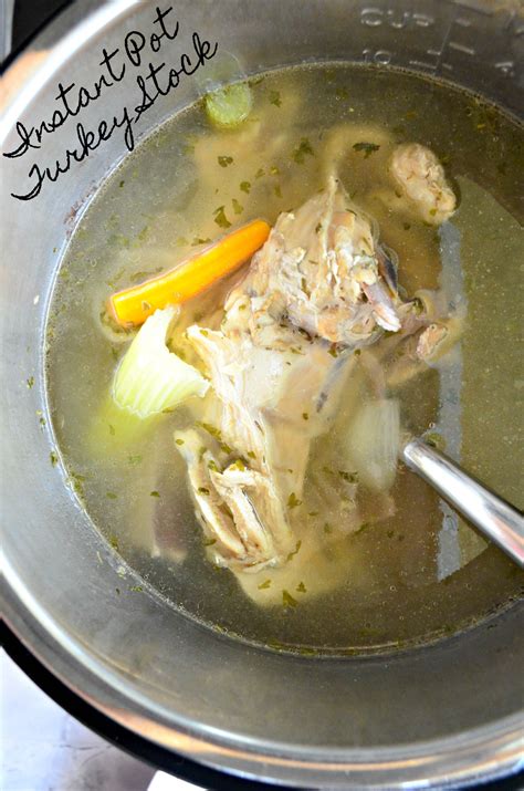 √ Pressure Cooker Turkey Carcass Soup