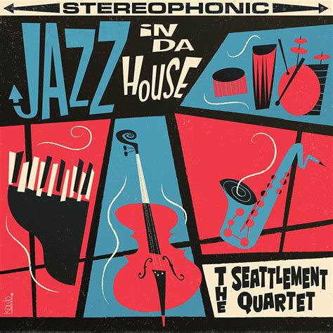 Jazz In Da House album cover | Album covers, Retro illustration ...