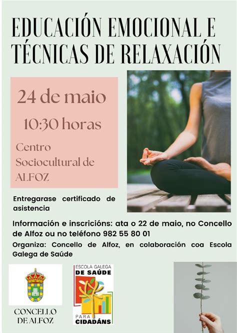 Eventos - Educación emocional e técnicas de relaxación en Alfoz - AQUÍ ...