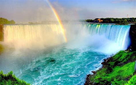 Rainbow over niagara falls . Beautiful waterfalls, Waterfall , Niagara ...