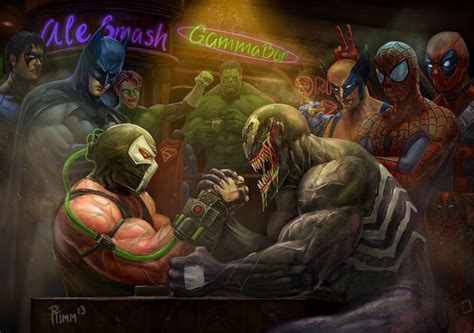 Bane vs. Venom by Andy Timm — GeekTyrant