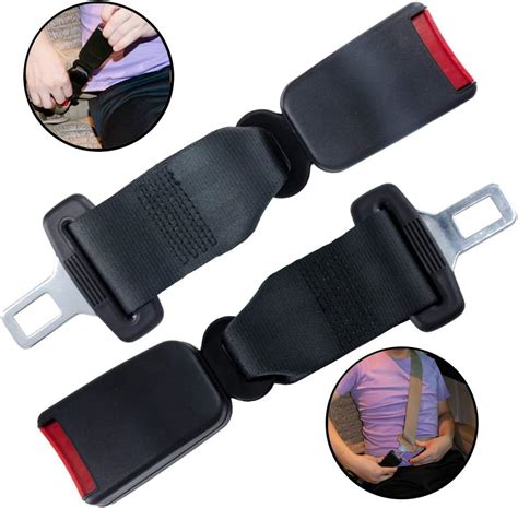 2 Pcs Seat Belt Extender, Car Seat belt Extenders, Comfortable Seatbelt ...