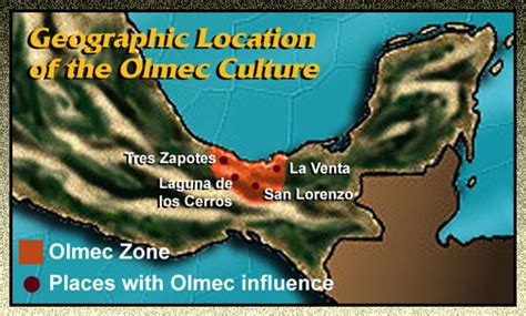 Olmec Location Map