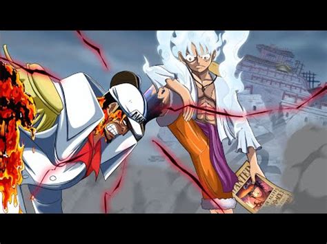 Luffy Gear 5 vs Akainu: Save Sabo,Akainu kneel under Luffy Haki Power ...