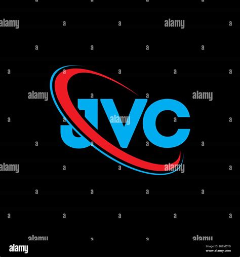 JVC logo. JVC letter. JVC letter logo design. Initials JVC logo linked ...