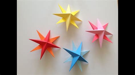 Origami Star 3d Tutorial - teachcreativa.com