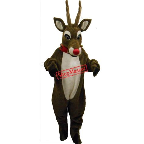 Deluxe Rudolph Reindeer Mascot Costume