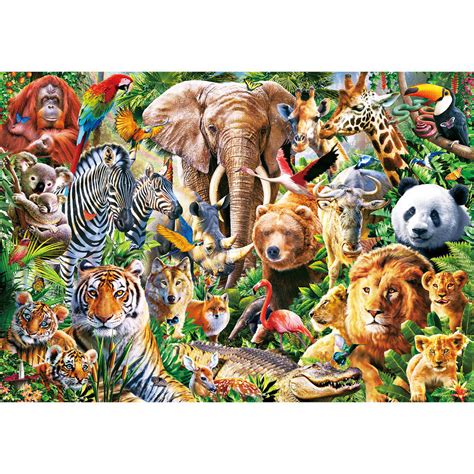 African Wildlife 1000 Piece Jigsaw Puzzle | Bits and Pieces