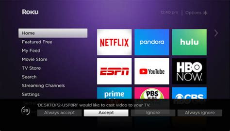 Fix Roku TV Screen Mirroring Not Working on Windows 10 PC