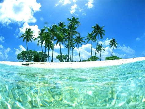 Tropical Beach Backgrounds - Wallpaper Cave | Beach wallpaper, Island ...