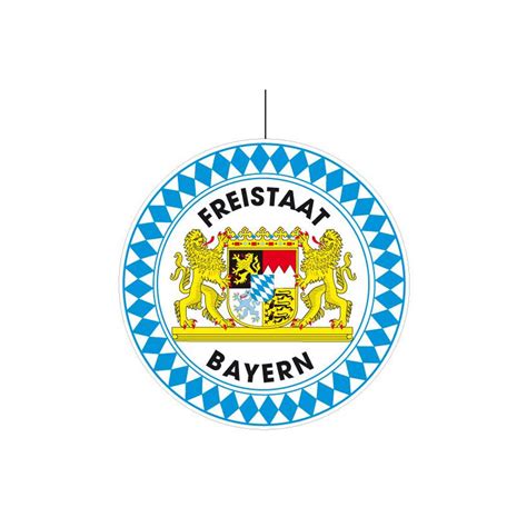 Deckenhänger Freistaat Bayern mit Wappen, 2,49