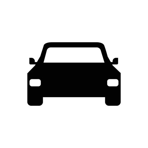 black car vector silhouette car icon black car 14021214 Vector Art at ...