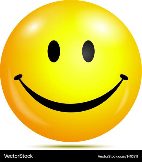 Happy smiley emoticon Royalty Free Vector Image