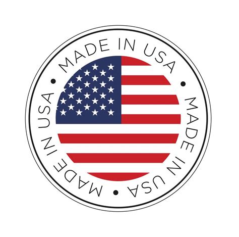 Made in USA flag icon. 344161 Vector Art at Vecteezy