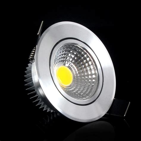 10pcs LED Dimmable Downlights spot light 3W 5W 7W COB Led Ceiling ...