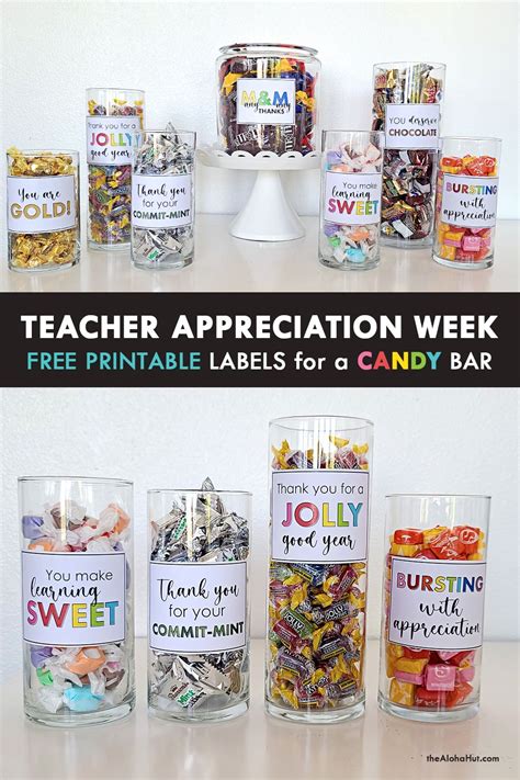 Teacher Appreciation Week - Candy Bar Table Theme - The Aloha Hut ...