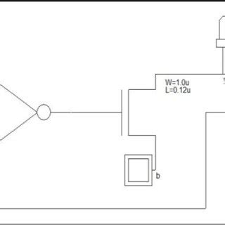 2:1 mux schematic diagram equated to controlled switch. | Download ...