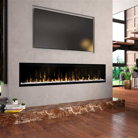 Dimplex Ignite XL 74" Linear Electric Fireplace - Crackle Fireplaces