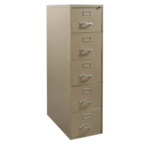 Steelcase Used 5 Drawer Letter Vertical File Cabinet, Tan - National ...