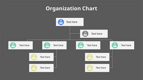 Animated Templates - Icon Hierarchy Chart|Diagram