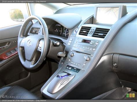 Gray Interior Dashboard for the 2010 Lexus HS 250h Hybrid Premium ...