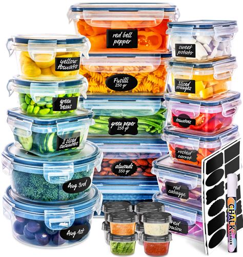 Buy fullstar 50-piece Food storage Containers Set with Lids, Plastic ...