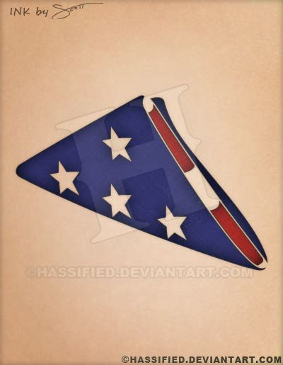 Folded American Flag Tattoo by hassified on DeviantArt