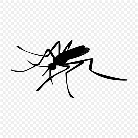 Mosquito Silhouette PNG Transparent, Black Mosquito Clip Art, Mosquito ...