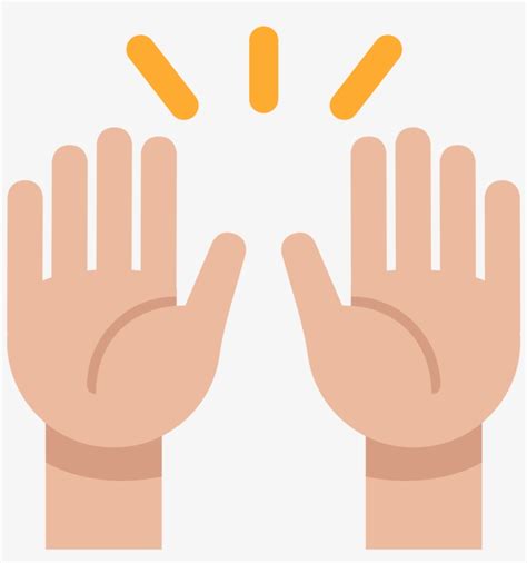 Praise Hands Png Celebration Hands Emoji Png Transparent Png | The Best ...