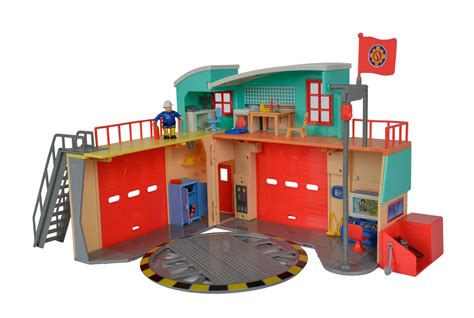 Buy Simba 109258282 "Fireman Sam New Fire Station with Figure Online at ...