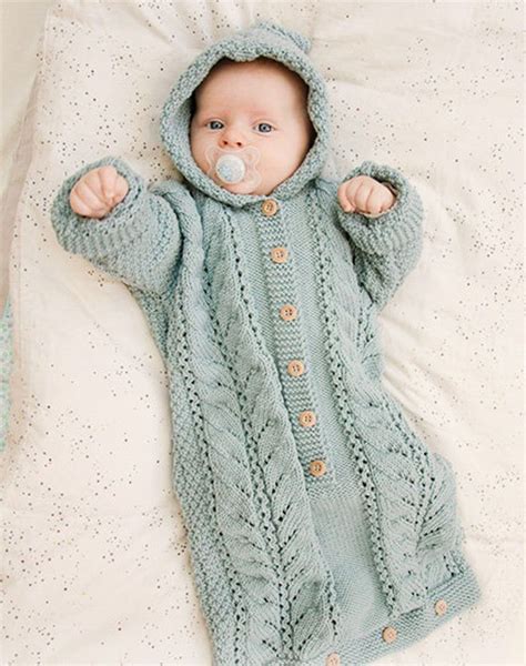 Knitting Pattern Baby Sleeping Bag Cocoon Sleep Sack Bunting | Etsy ...