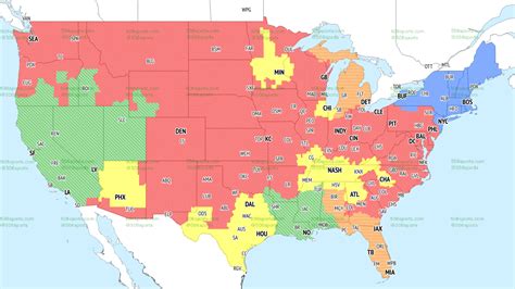 NFL Week 8 TV coverage maps