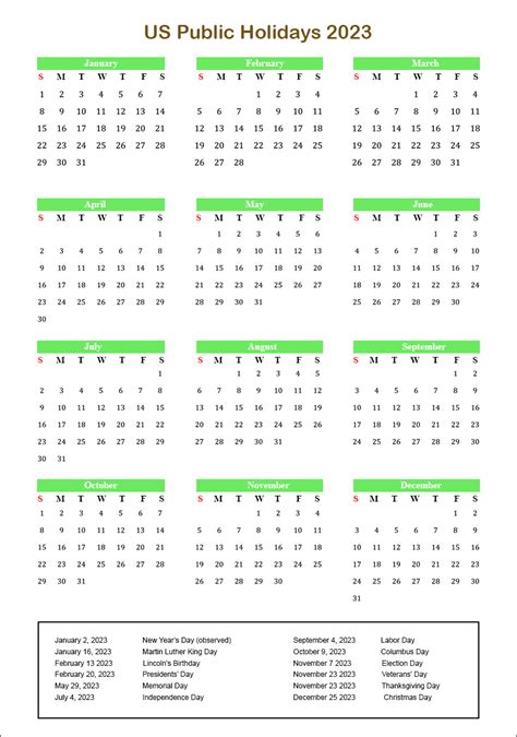 2023 Calendar Showing Wa Public Holidays - PublicCalendars.net