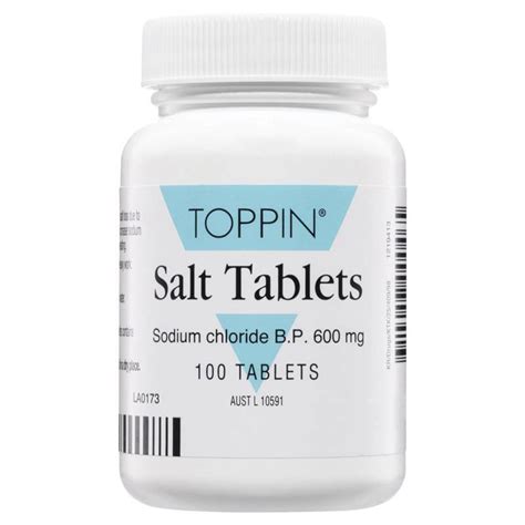 Buy Toppin Salt Tablets 600mg 100 Pack Online at ePharmacy®